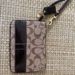 Coach wristlet